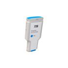 Cartouche d’encre compatible F9J67A, no.728 C, 130ml pour imprimantes HP (ORINK BULK)