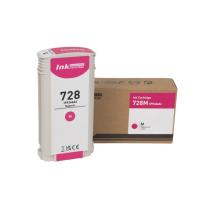 Cartouche d’encre compatible F9J66A, no.728 M, 130ml pour imprimantes HP (ORINK BULK)