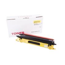 Cartouche de toner compatible TN130Y, TN135Y, 4000 pages pour imprimantes Brother