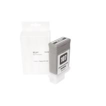 Cartouche d’encre reconditionnée 6705B001, PFI107BK, 130ml pour imprimantes Canon (BULK)